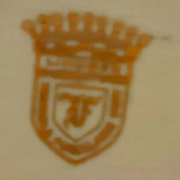 Limoges Castel France Courting Couple Minature Dish Cobalt & 22K Gold Trim - Picture 7 of 8